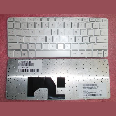 Tastatura laptop noua HP MINI 210-1000 White Frame White US foto