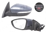 Oglinda exterioara Volkswagen Jetta (1b), 07.2010-, Stanga, reglare electrica; grunduit; incalzita; geam asferic; 6 pini; cu semnalizare