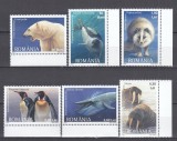 ROMANIA 2007 LP 1791 FAUNA POLARA SERIE STARE MNH
