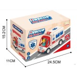 Masinuta Ambulanta Rescue City Team lumini si sunete