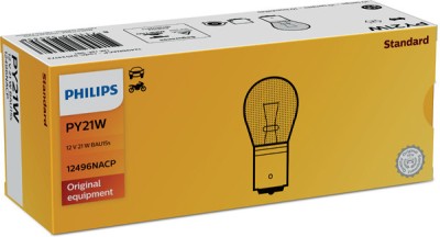 BEC SEMNALIZARE PY21W 12V SET 10 buc PHILIPS 78136 foto