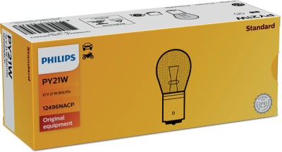 BEC SEMNALIZARE PY21W 12V SET 10 BUC PHILIPS,78136 foto