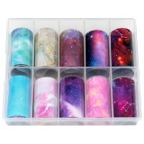 Set Folii Transfer LUXORISE #13 Cosmos, 10 buc
