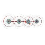 Grebla tip soare cu 4 rotoare fi ?&iuml;&iquest;&frac12; 1400 mm.