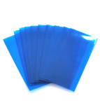50 Bucati tuburi PVC termocontractabile pentru Baterii 20700/21700-Culoare Albastru transparent
