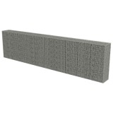 Perete gabion cu capace, 600 x 50 x 150 cm, otel galvanizat
