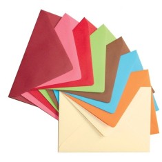 Plic C6 colorat, gumat, Daco - Albastru
