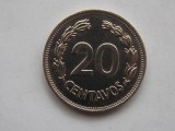 20 CENTAVOS 1974 ECUADOR-AUNC