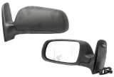 Oglinda exterioara Seat Alhambra (7V8/7V9), 02.2001-06.2004, Vw Sharan (7M), 04.2000-04.2004, Stanga, Crom, electrica, Cu incalzire, carcasa neagra,