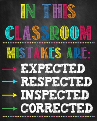 Stickere Decorative pentru Clasa - In this classroom - 60x90 cm foto