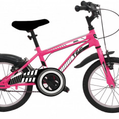 Bicicleta copii Tec Angel, culoare roz, roata 20", cadru din otel PB Cod:222030000801