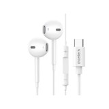Casti In-Ear USB-C Choetech OC-A012-WH, Microfon, Volum, Fir, Albe
