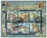 Cumpara ieftin SIERRA LEONE 2015 - Fauna, Leoparzi / colita, Stampilat