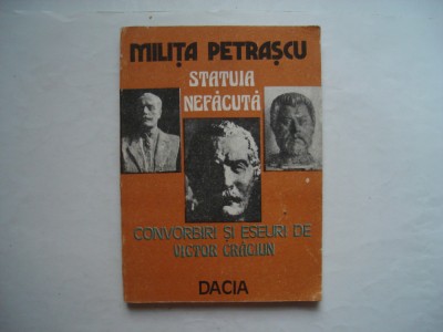 Statuia nefacuta. Convorbiri si eseuri de Victor Craciun - Milita Petrascu foto