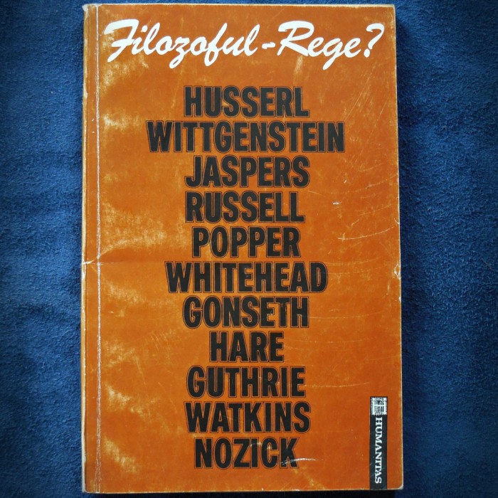 FILOZOFUL REGE ? HUSSERL WITTGENSTEIN JASPERS RUSSEL POPPER GONSETH