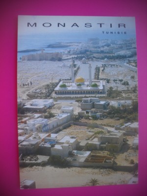 HOPCT 6527 MAUSOLEUL MONASTIR -- TUNISIA -STAMPILOGRAFIE-AFRICA-CIRCULATA foto