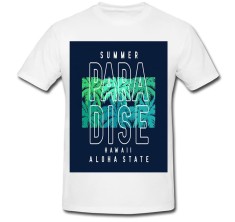 Tricou &amp;quot; Summer Paradise, Hawaii &amp;quot; foto