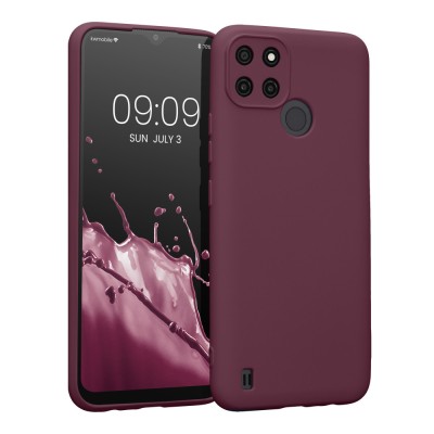 Husa Kwmobile pentru Realme C21Y / C25Y, Silicon, Violet, 57576.187 foto