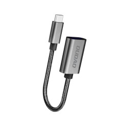 Adaptor USB - USB C 2.0, Dudao, Gri foto