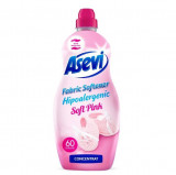 Balsam Rufe Concentrat Asevi Soft Pink 1.5L (60 spalari) - Parfum Intens de Trandafir, Protectie Tesaturi &amp; Reduce Electricitatea Statica