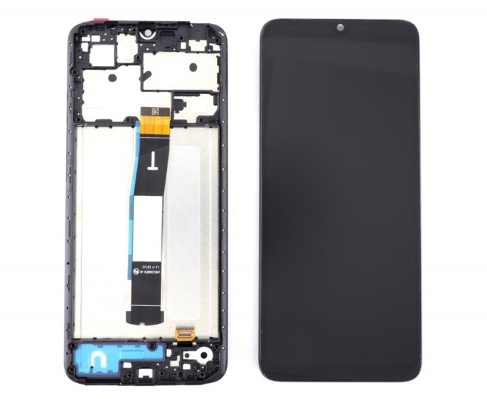 Display Xiaomi Redmi 12C cu Rama Black Negru