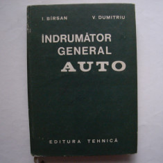 Indrumator general auto - Ion Birsan, Virgil Dumitriu