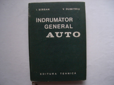 Indrumator general auto - Ion Birsan, Virgil Dumitriu foto