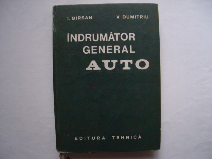 Indrumator general auto - Ion Birsan, Virgil Dumitriu