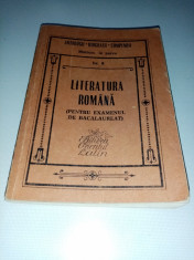 Literatura Romana Pt examenul de Bacalaureat 191 Pagini-Editura Orientul Latin foto