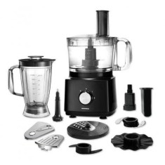 Robot de bucatarie Heinner Cuisine Chef HFP-750BK 750W Bol 1.2 litri Blender 1.8 litri Negru foto