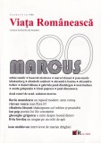 Revista Viata Romaneasca 2015 Nr 3-4 Uniunea Scriitorilor Romania 256 Pagini Brosate 16x24 cm Romana
