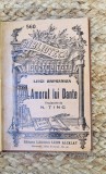 Amorul lui Dante - Luigi Capranica, 1914, Editura Leon Alcalay, 78 pagini, Carte Veche