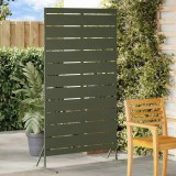 Ecran de Intimitate Verde Oliv 100x50x180 cm din Oțel