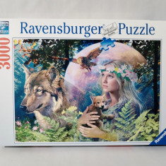 Puzzle 2D Femeia din padure, Ravensburger Puzzle, 3000 piese, 121 x 80 cm