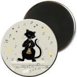 Cumpara ieftin Magnet - Chat Musique Hautbois | Kiub