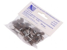 Suport Maro Cablu Rotund 10mm 25buc
