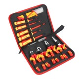 Set scule izolate pentru electricieni, trusa 11 piese, Kraft
