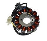 Stator Kymco People 125 200cc, 12 bobine + senzor sc&acirc;nteie, Aprindere CDI, diametru 93mm
