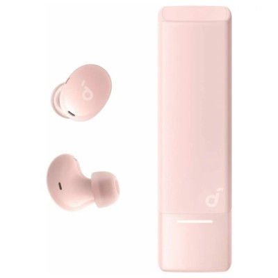 Casti Fara Fir Bluetooth 5.4, Noise Cancelling, IP54, cu Microfon - Anker SoundCore A30i (A3958G51) - Pink foto