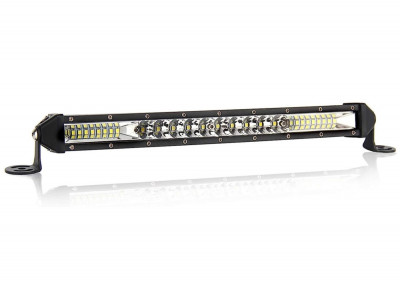 Led Bar 72W, Ultra Slim, 12-24V, 27.5CM, Lumină Combinată Combo Flood Si Spot HAL493 foto