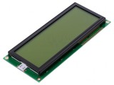 Afișaj LCD Alfanumeric 20x4 Galben-Verde cu LED