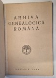 Arhiva genealogica romana, Ianuarie 1944