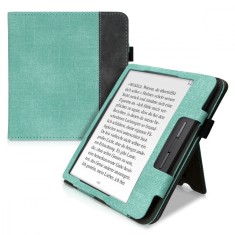 Husa pentru Tolino Vision 5, Piele ecologica, Verde, 50905.01