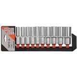 Set chei tubulare YATO, 1/2 inch, 10 piese, 10-24mm, Cr-V