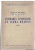 Studii si materiale privitoare la formarea cuvintelor in limba romina v. I, 1959