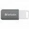 MEMORIE USB VERBATIM DATABAR 128GB USB 2.0, GRI &quot;49456&quot; (TIMBRU VERDE 0.03 LEI)