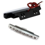 Cumpara ieftin Set 2 proiectoare auto LED universale, 12V, lumina alba, rece, Dactylion