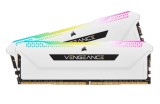 Memorie DDR Corsair DDR4 32 GB, frecventa 3600 MHz, 16 GB x 2 module, radiator, iluminare RGB, &quot;CMH32GX4M2D3600C18W&quot;