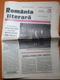 romania literara 12 ianuarie 1989-art. mihai eminescu,filmul chirita se intoarce