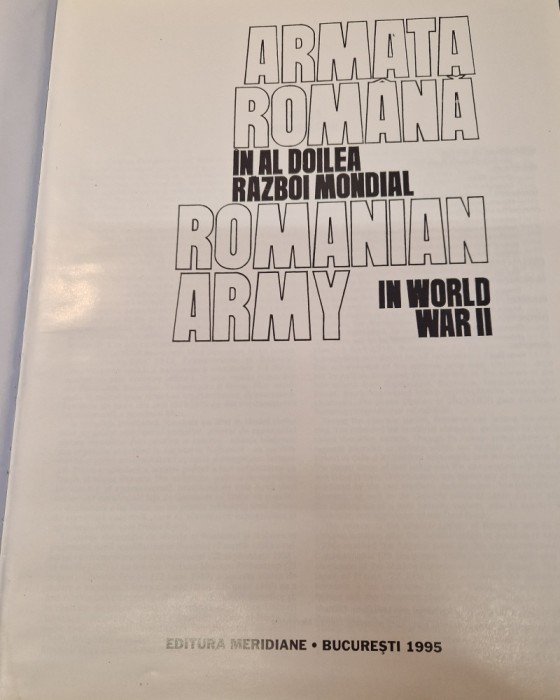 Armata Romana in al Doilea Razboi Mondial Jipa Rotaru